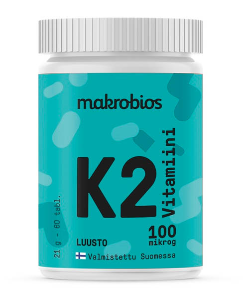 Makrobios K2-vitamiini 60 tablettia 21g